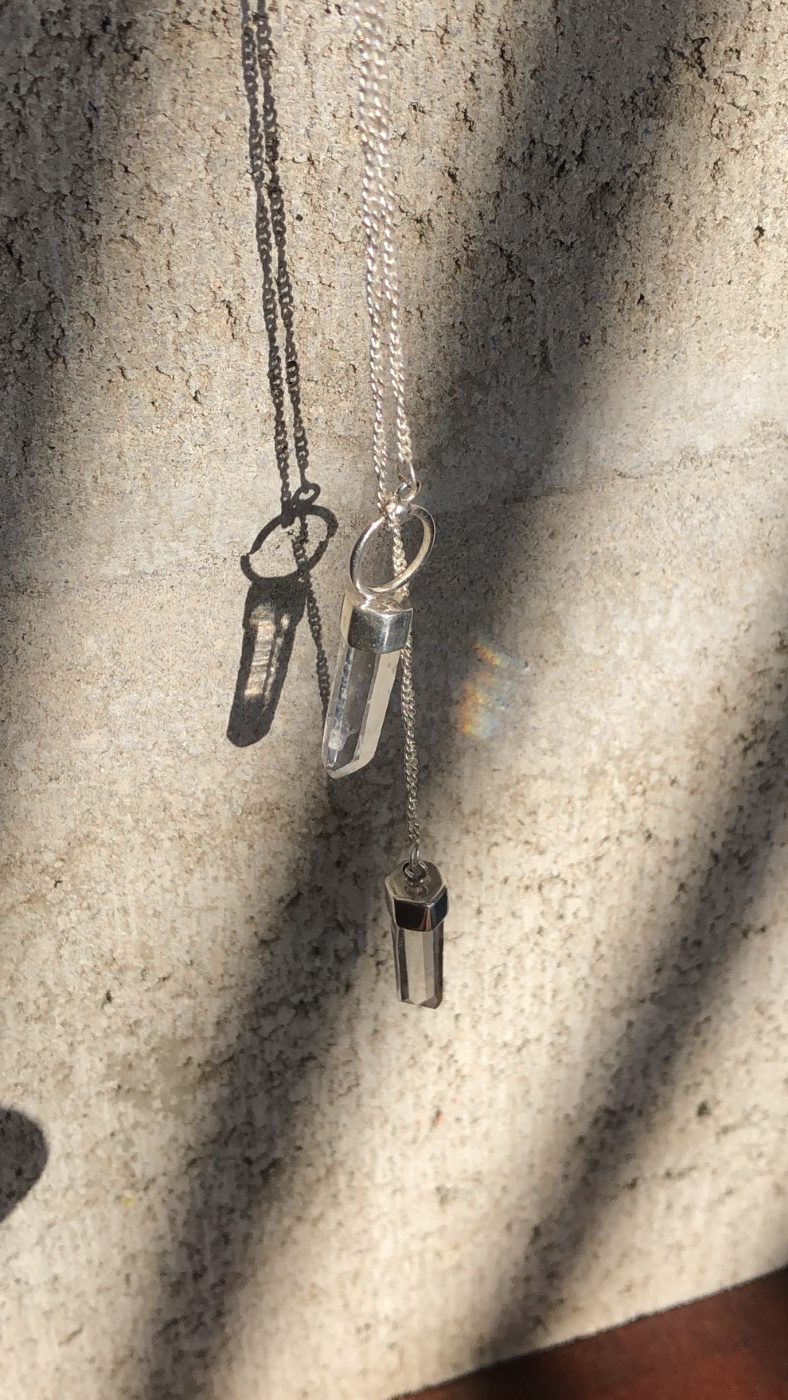 Collar Doble Cuarzo Cristal