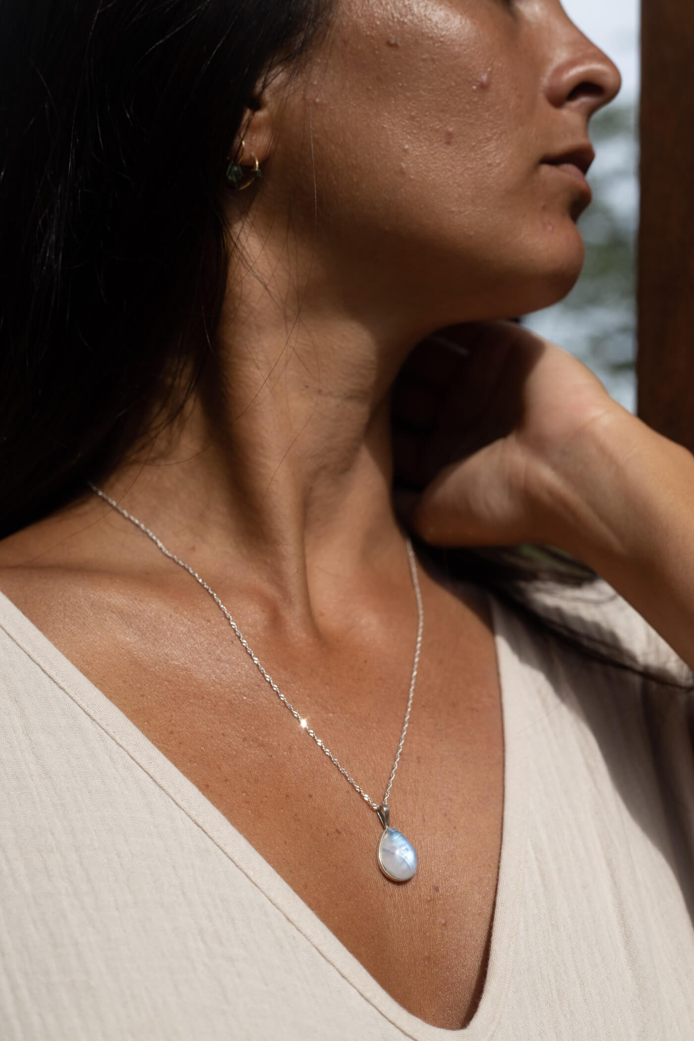 Collar India IV Piedra Luna