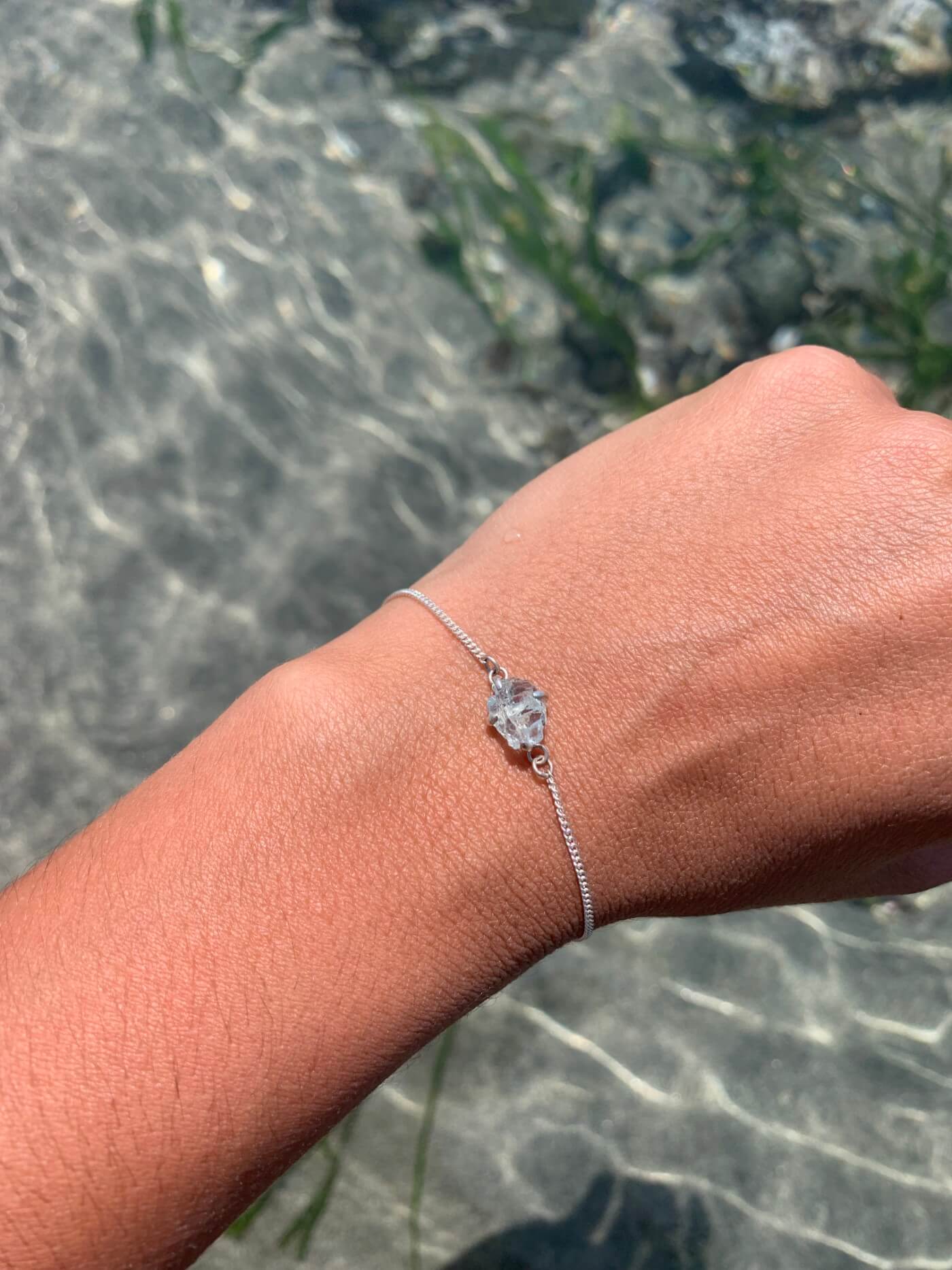 Pulsera Amulet I Aguamarina