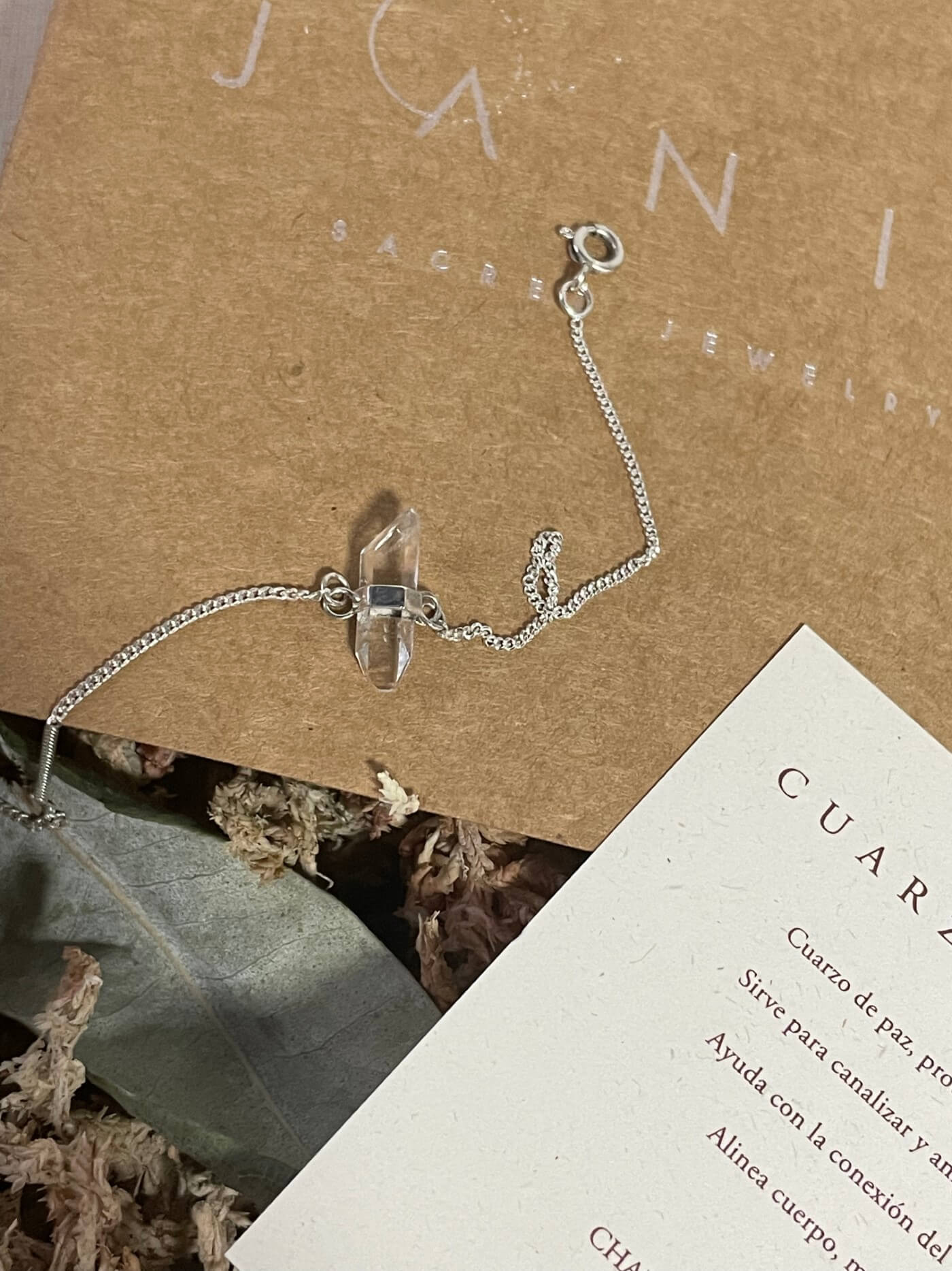 Pulsera Amulet II Cuarzo Cristal