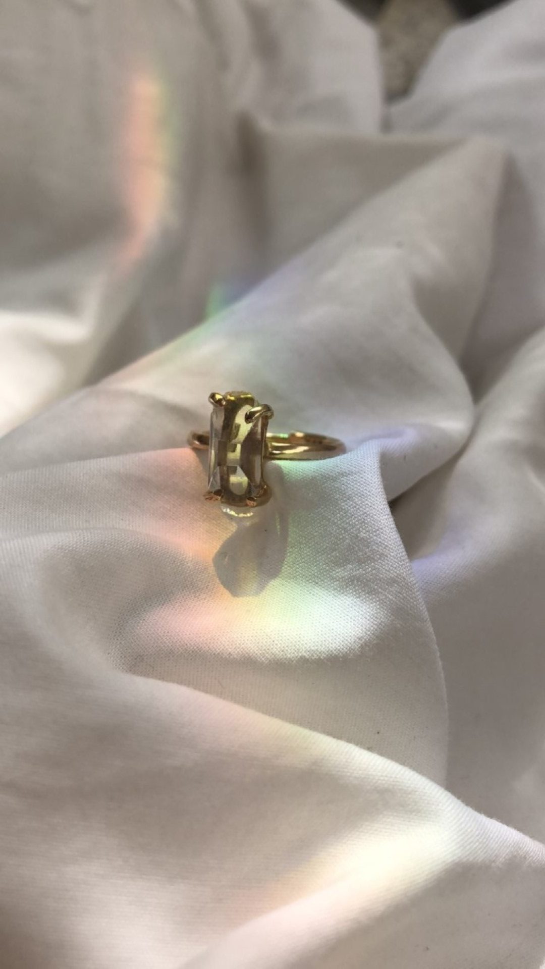 Anillo Amuleto Cuarzo Cristal