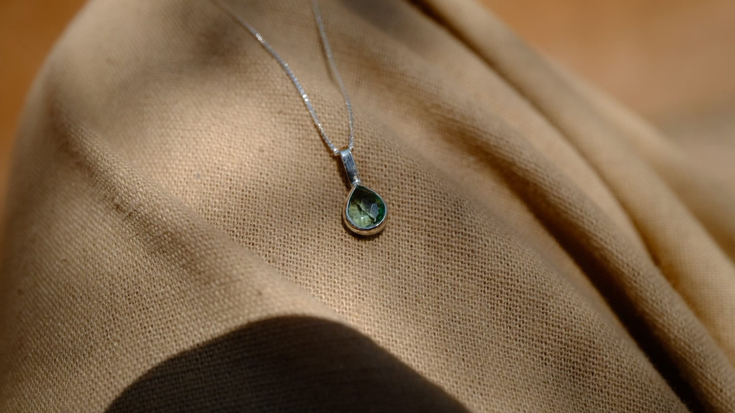 Collar India Prasiolita