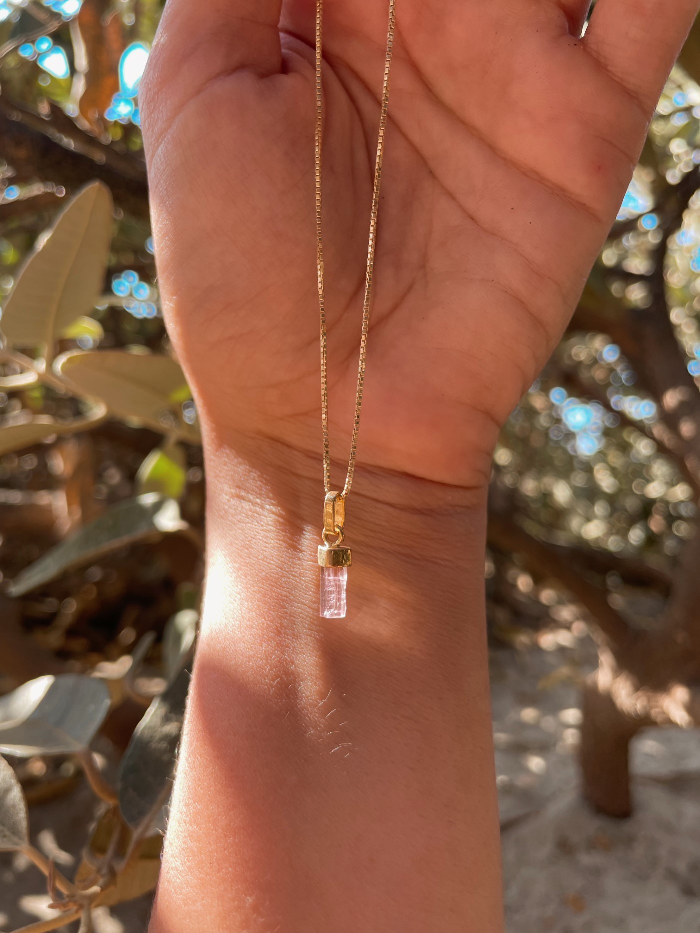 Collar Tourmaline Bliss I Turmalina Rosada