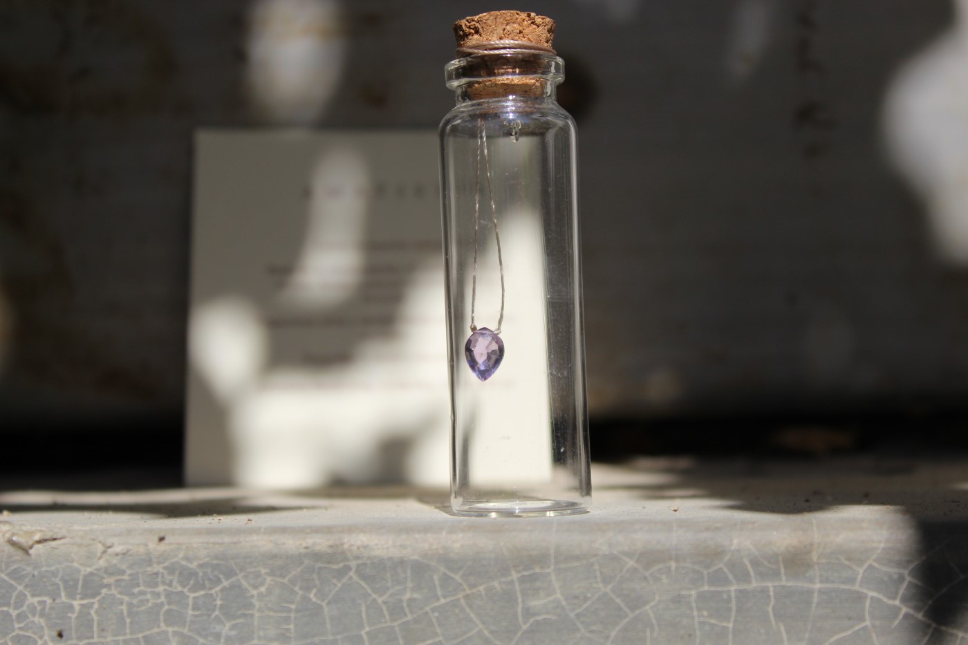 Crystal Thread Necklace Amatista