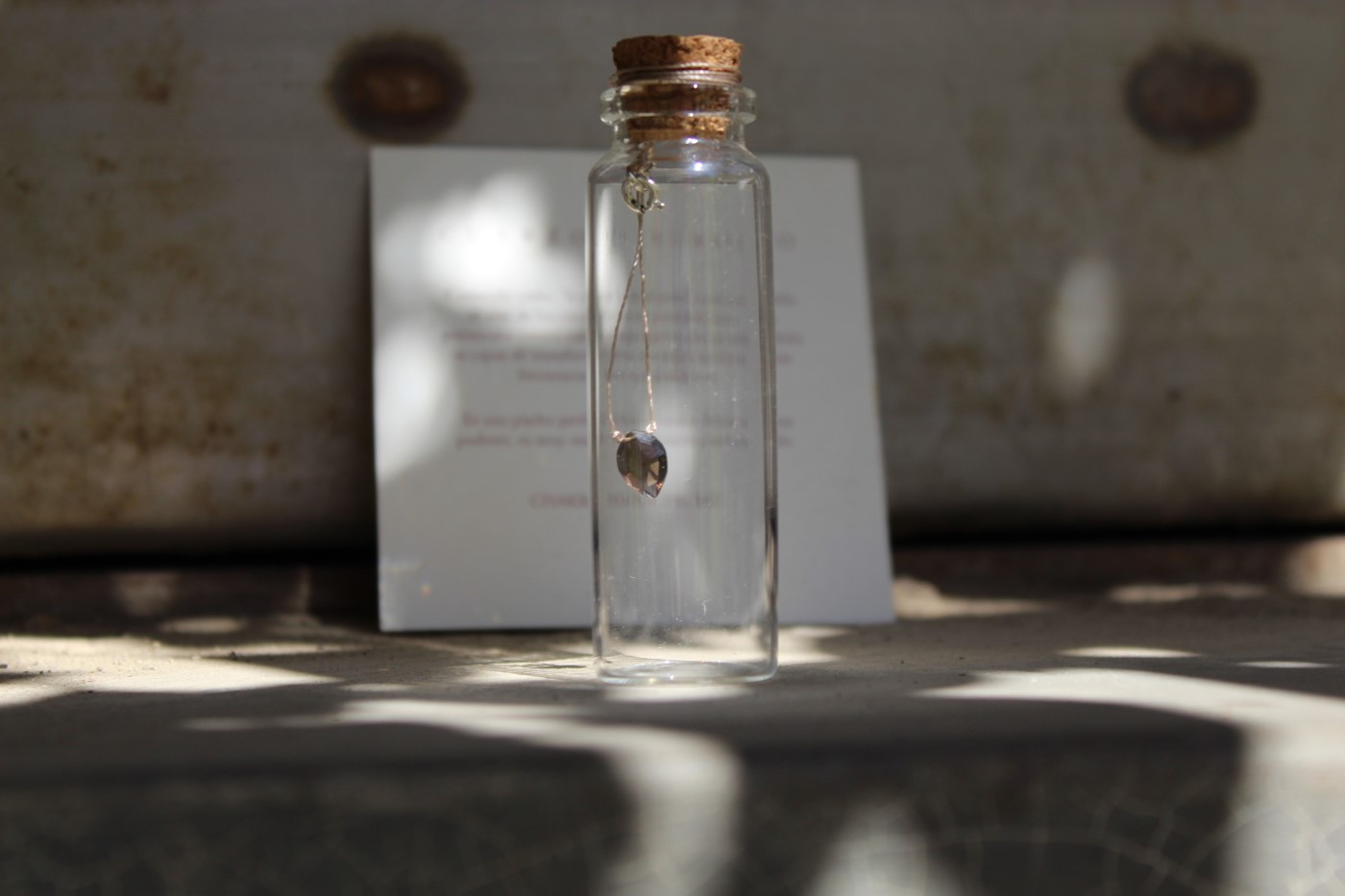 Crystal Thread Necklace Cuarzo Ahumado