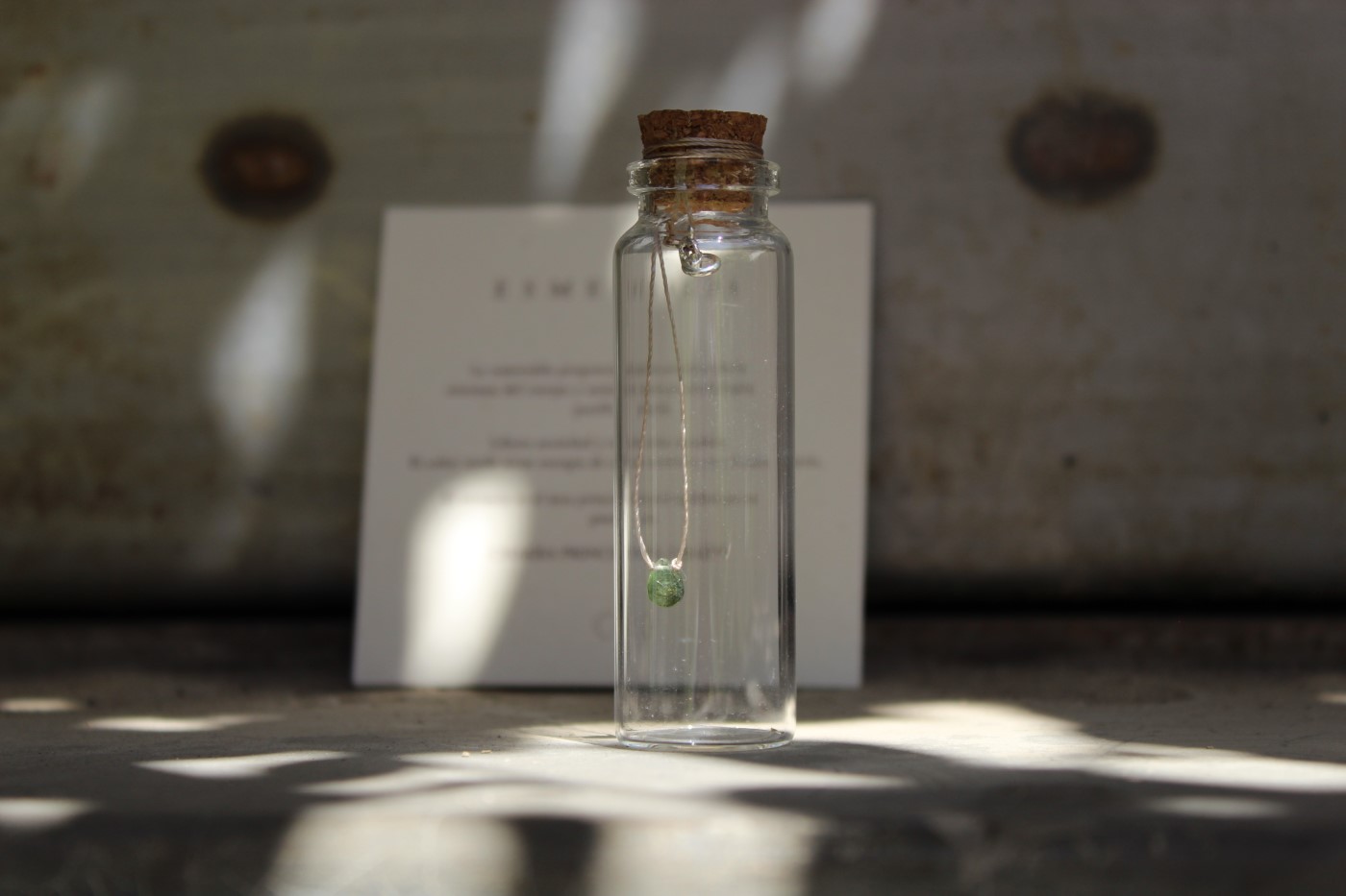 Crystal Thread Necklace Esmeralda