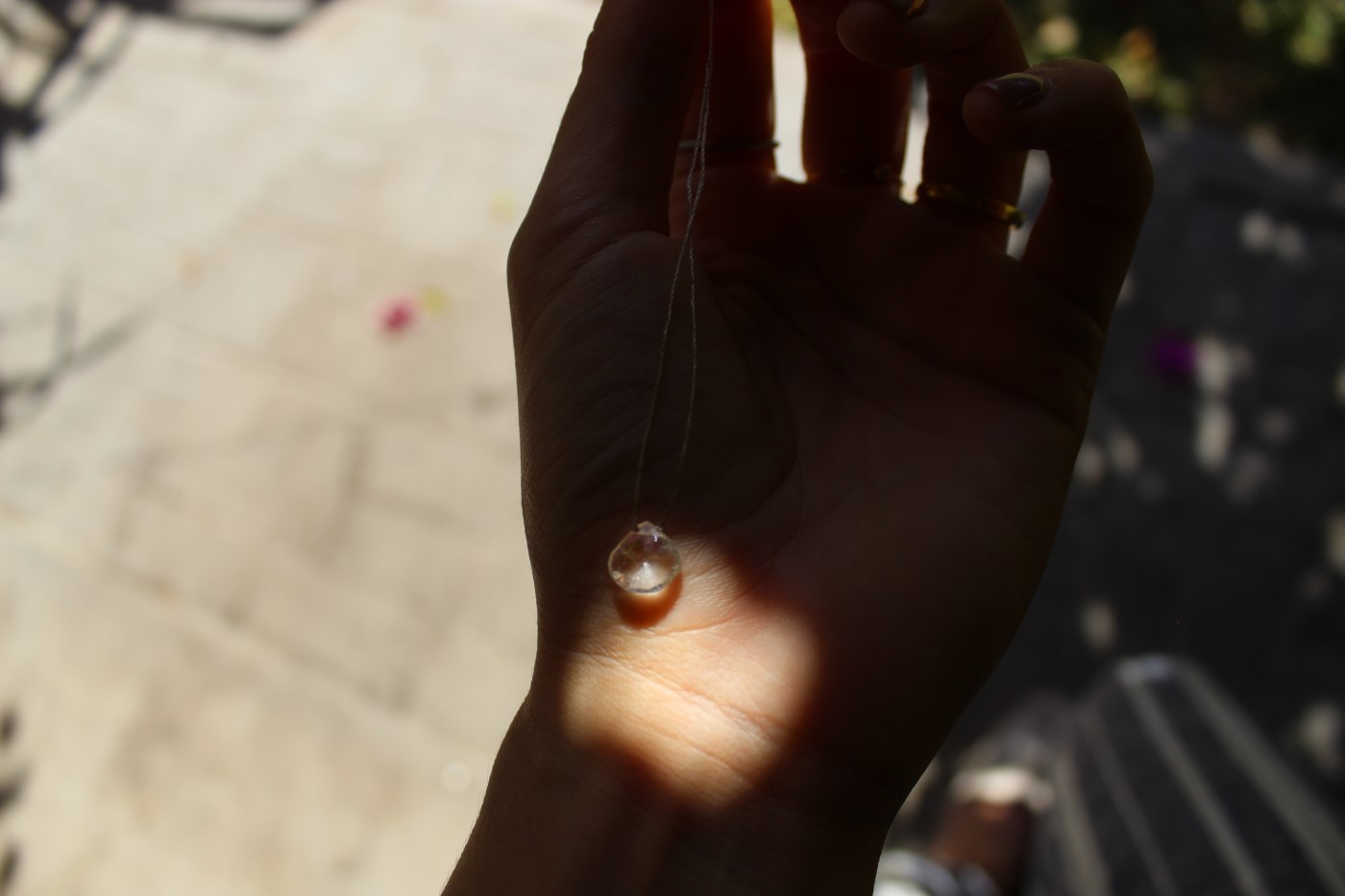 Crystal Thread Necklace Topacio