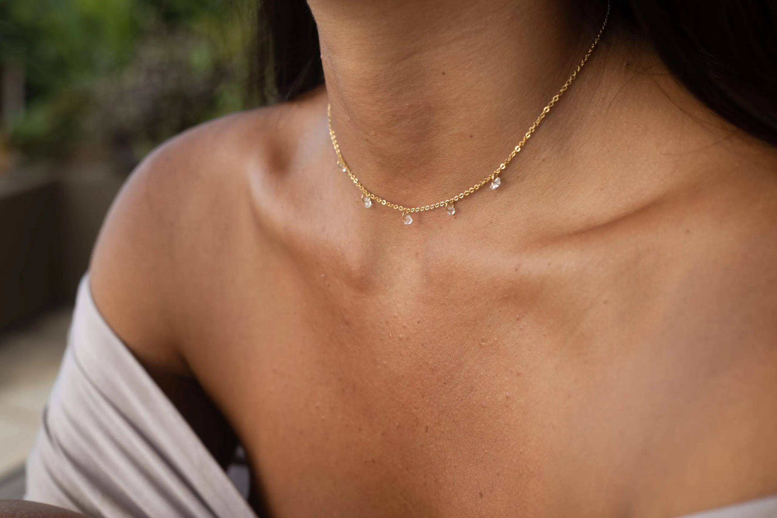 Collar Herkimer Cluster